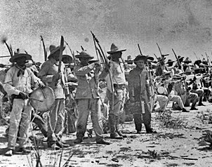 Batallón de Yaquis en el ejercito de Alvaro Obregón.