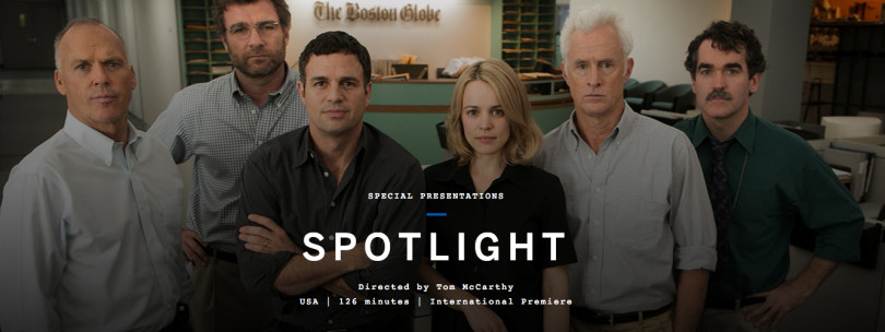 Spotlight  Dir Tom McCarthy