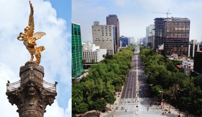 mirador angel de la independencia-mxcity