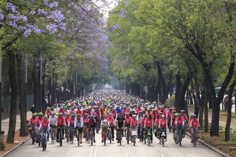 ciclistas ciudad de mexico