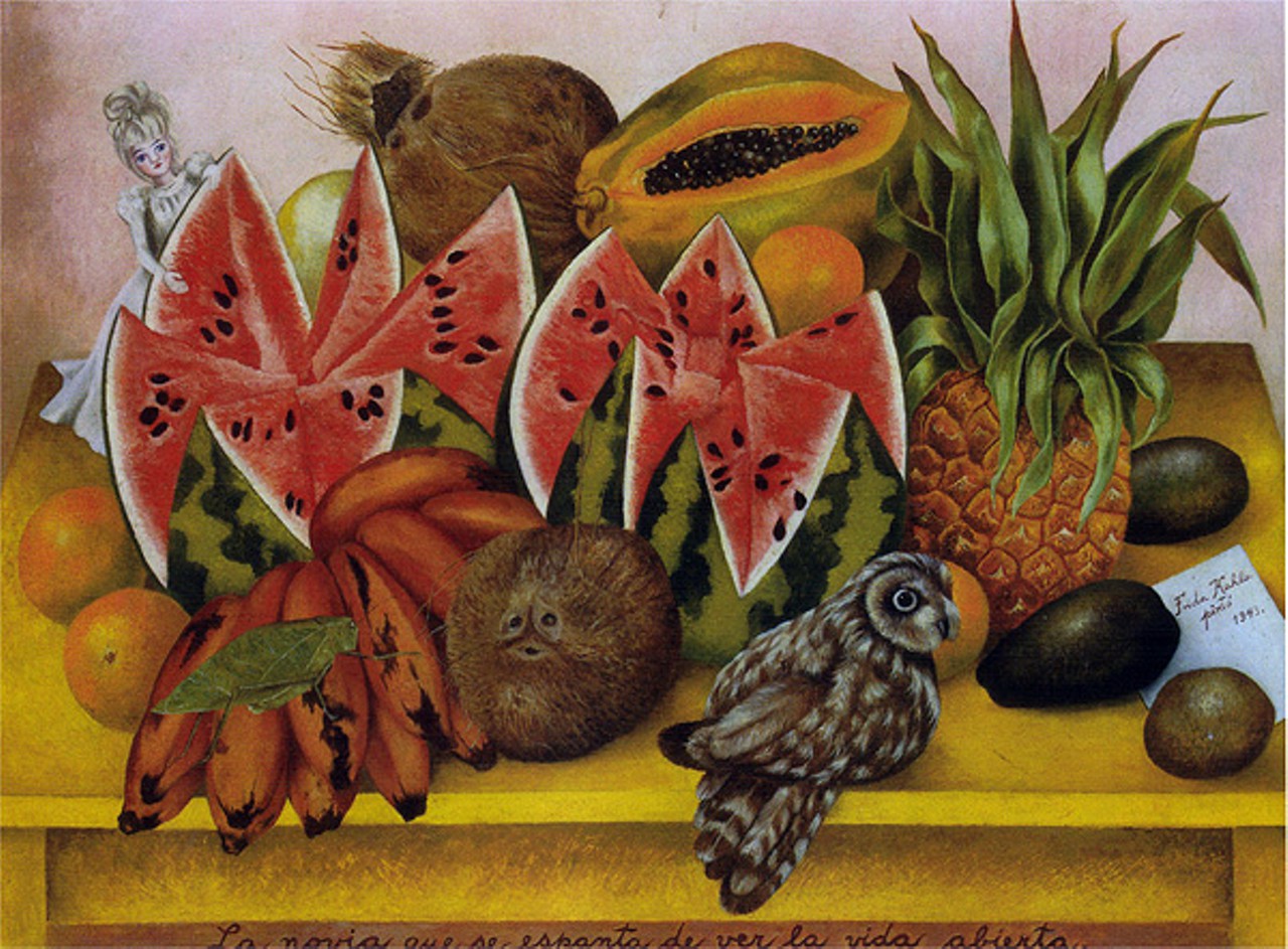 frida kahlo pintura comida