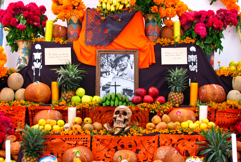 ofrenda dia de muertos mexico