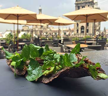 Balcon del Zocalo comida