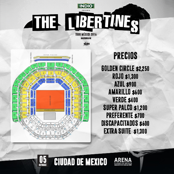 the libertines cdmx 2016