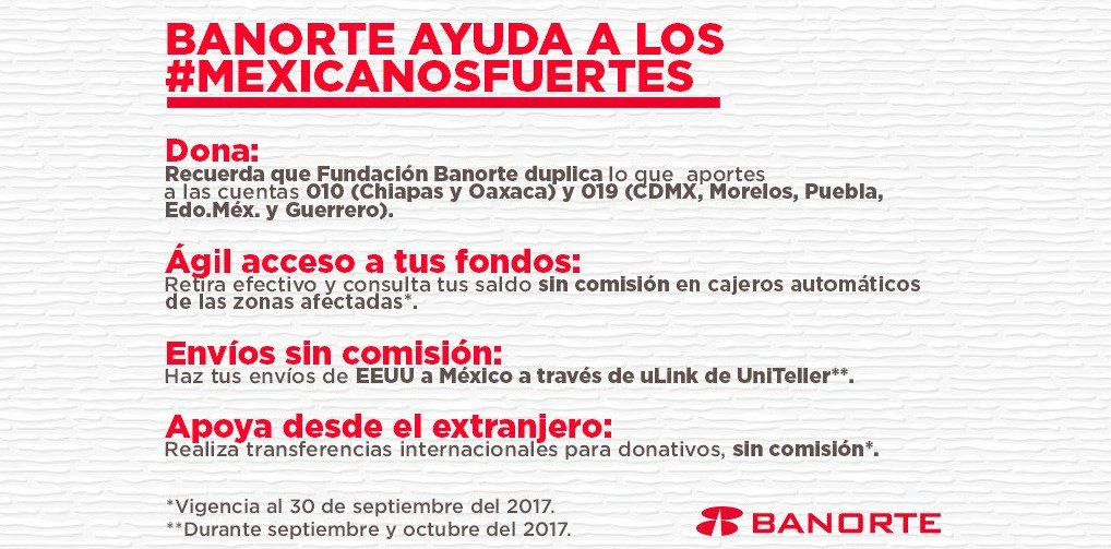 donativos sismo