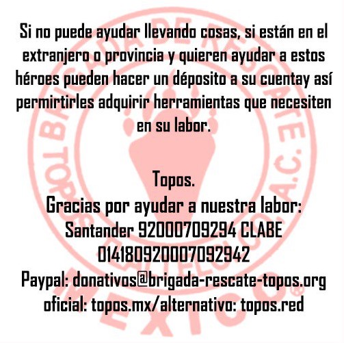 donativos sismo