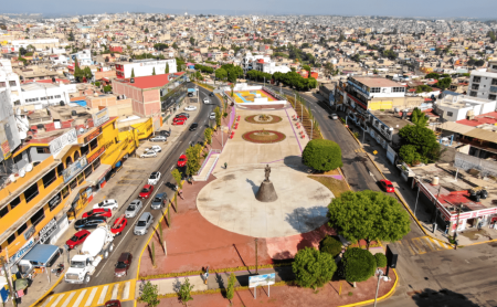 El colorido Parque lineal de la Ciencia en Atizapán de Zaragoza