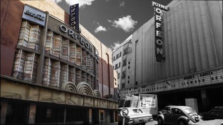 La historia del cine en hermosas fotos de cines antiguos de la ciudad