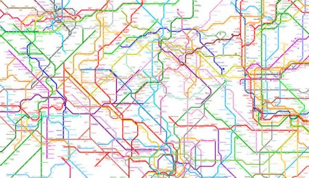 Así se ven 214 redes del Metro del mundo unidas en un solo mapa