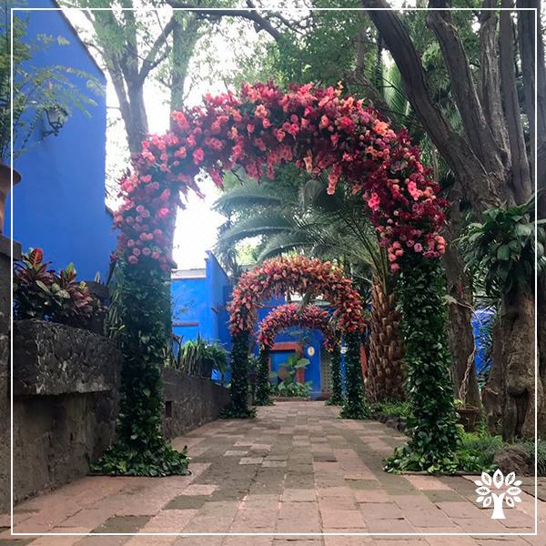 El Festival de Flores y su intervención en la Casa Azul