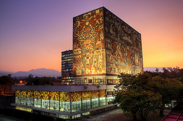 Los murales de Juan O’Gorman en la Biblioteca Central de la UNAM