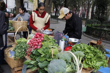 Mercado El 100: alimentos ecológicos, sanos y justos en la Roma