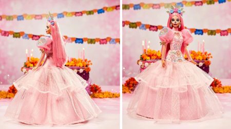 Así es la Barbie Día de Muertos 2023 de Pink Magnolia