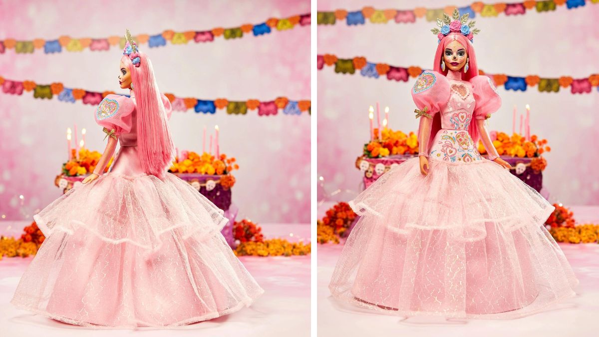 Así es la Barbie Día de Muertos 2023 de Pink Magnolia