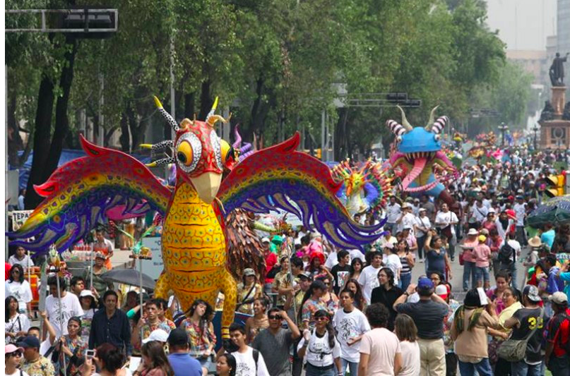 Alebrijes colosales deambularán en las calles de la Ciudad de México