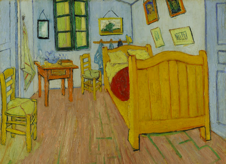 El dormitorio de Vincent van Gogh llega a Bellas Artes