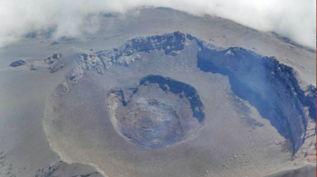 Sobre el inmenso crater que nació dentro del cráter del Popocatépetl (VIDEO)