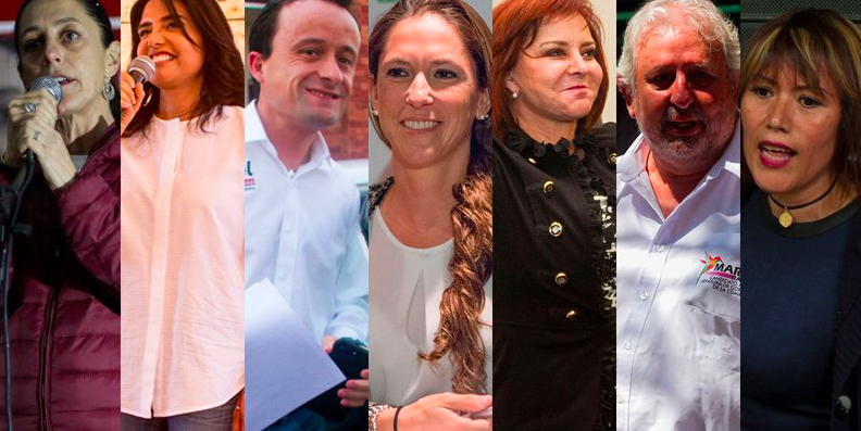 Quién es quién en las candidaturas a la jefatura de la Ciudad de México