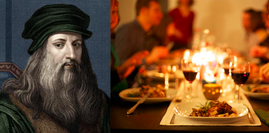 Una enigmática cena en la Juárez que brinda homenaje a Leonardo Da Vinci