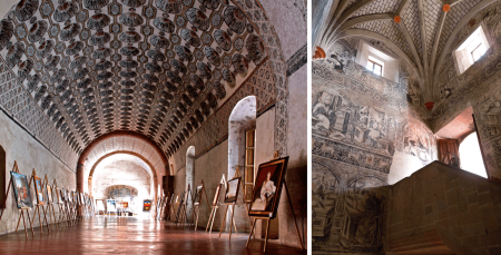 Ex Convento de San Nicolás Tolentino, el soberbio arte de un espacio mágico