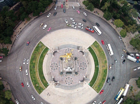 Hermosas glorietas y fuentes de la CDMX vistas desde un drone (FOTOS)