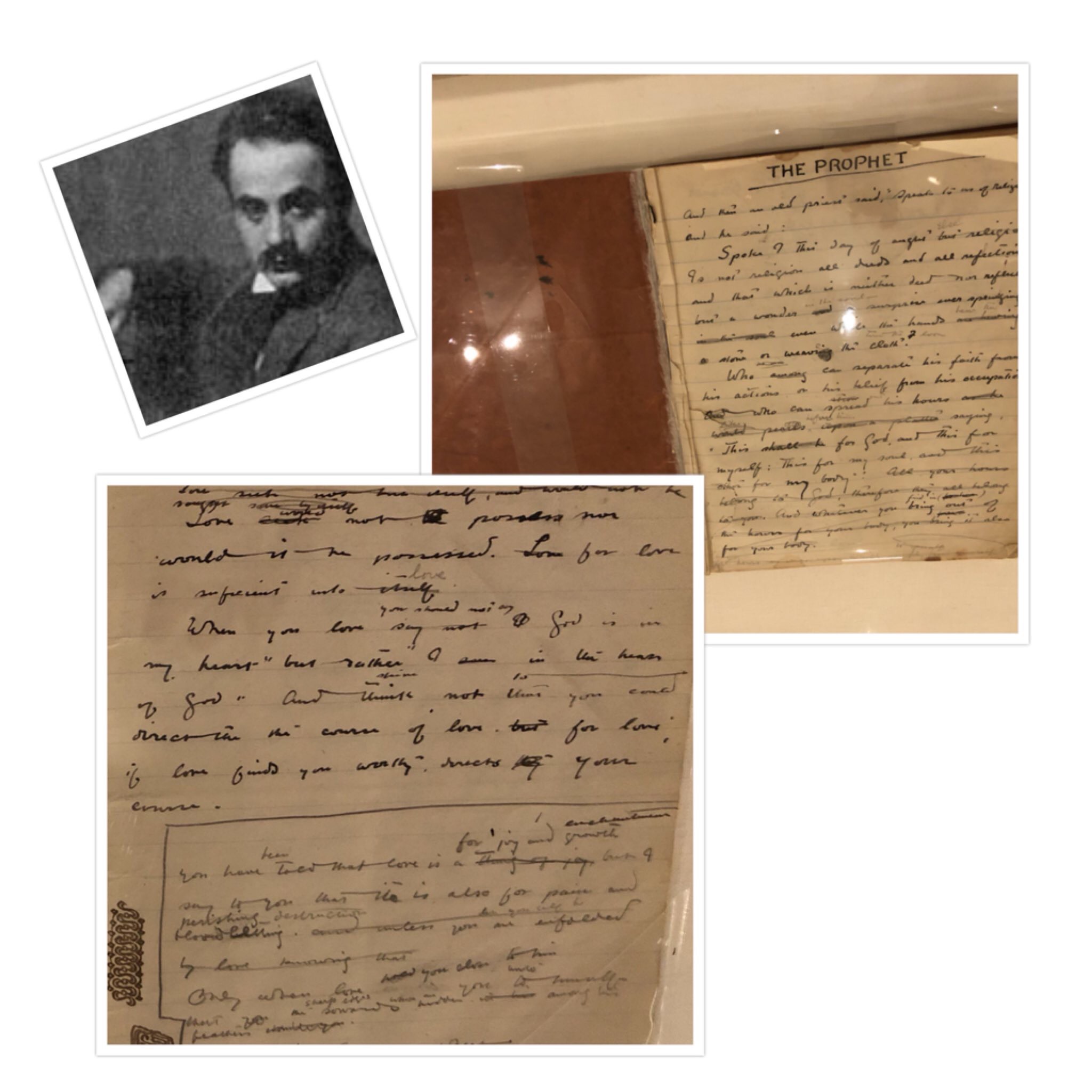 Los maravillosos objetos y manuscritos del gran Khalil Gibran en el Soumaya