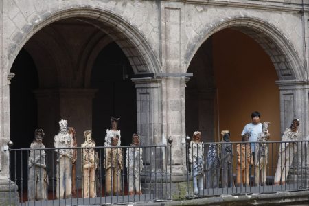 Los Migrantes de Alejandro Santiago llegan al Antiguo Colegio de San Ildefonso