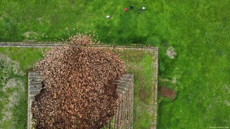 Polémica por el derrumbe de una de las pirámides gemelas de Ihuatzio, Michoacán