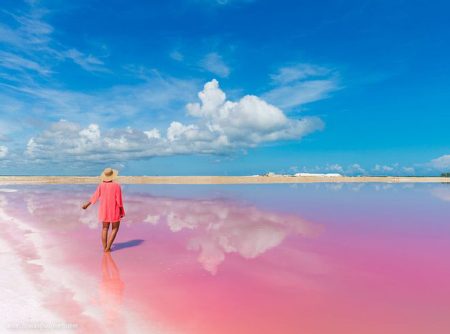 Río Lagartos, la exótica laguna rosa de un lugar sincero en Yucatán