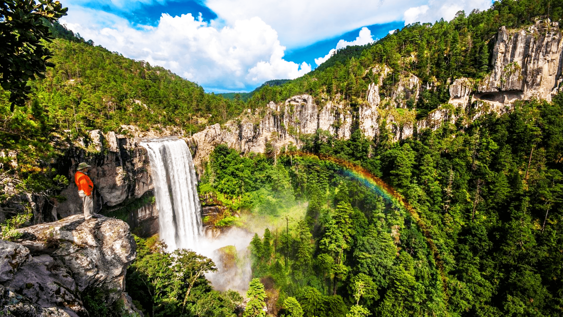 Salto del Agua Llovida: el arcoíris eterno de la cascada de Durango