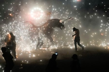 Increíbles fotografías de Marco Ugarte de la pirotecnia de San Juan de Dios, Tultepec