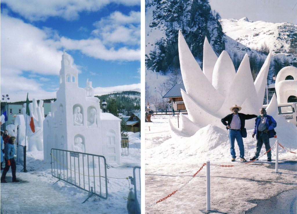 Las increíbles esculturas de hielo del surrealista mexicano  Abel Ramírez Aguilar