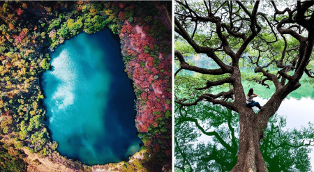 La Alberca de Tacámbaro se encuentra en un cráter extinto desde hace miles de años