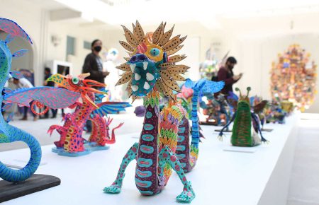 Mini alebrijes y Rebozos, una encantadora exposición en el MAP