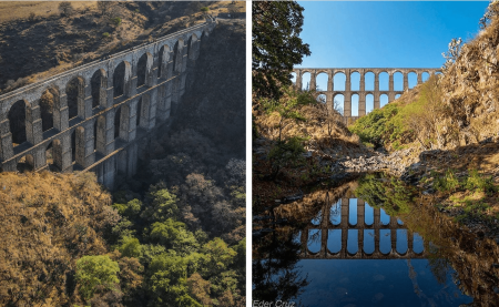 Arcos del Sitio, el acueducto de Tepotzotlán y el más alto de Latinoamérica