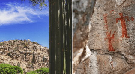 Arroyo Seco es un gran sitio para ver arte rupestre en Guanajuato