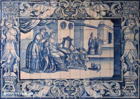 Así quedaron restaurados los paneles de azulejos de la embajada mexicana en Portugal