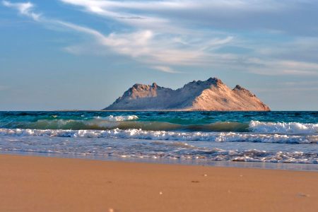 El Jardín Etnobiológico de Sonora con sublime vista a la hermosa Bahía de Kino