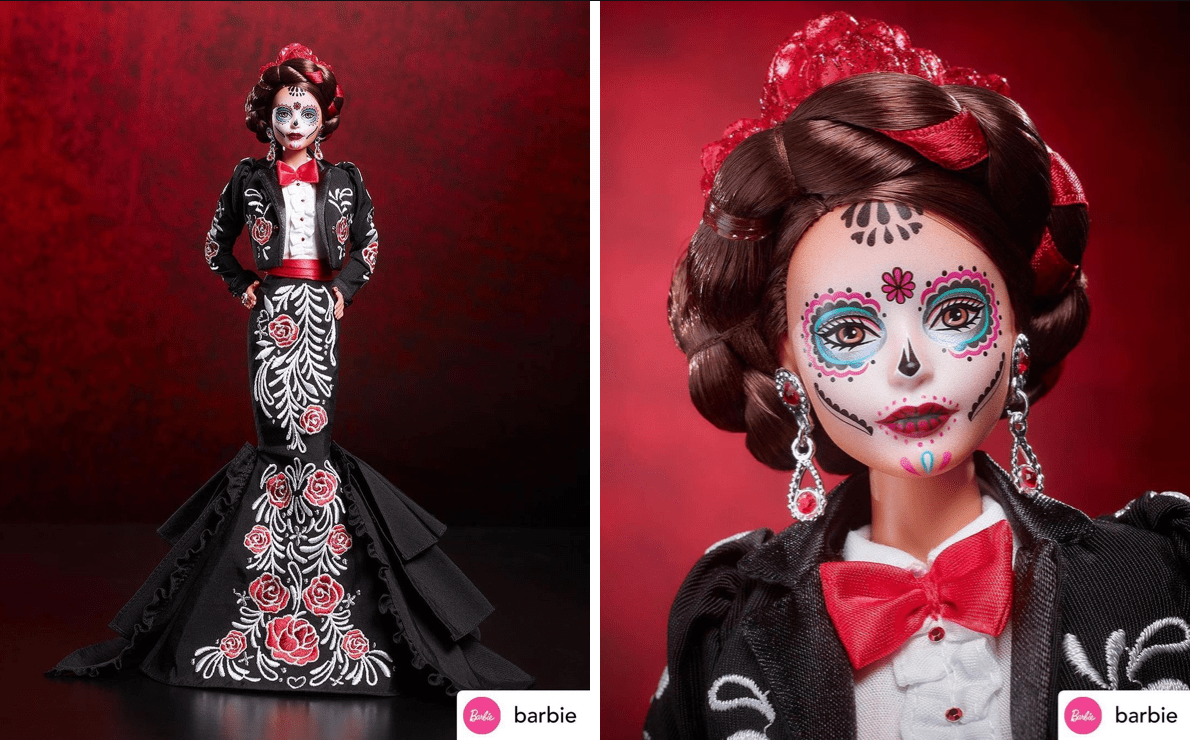 Un diseñador mexicano crea la Barbie Día de Muertos 2022 para Mattel