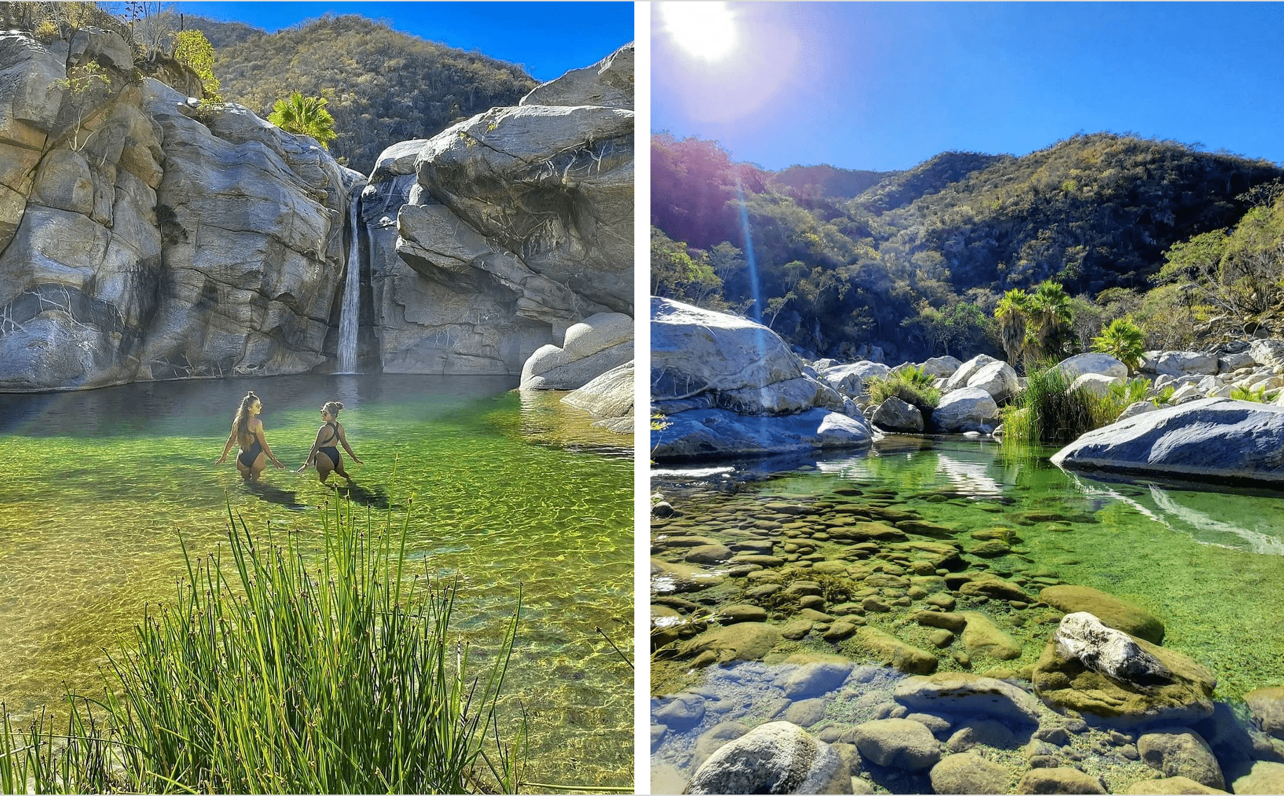 El Cañón de la Zorra es el oasis más cristalino del desierto bajacaliforniano