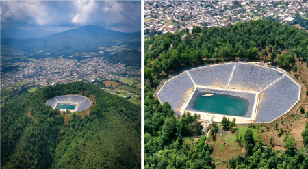 El captador de agua más grande de América está en Cherán, Michoacán