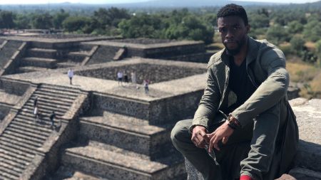 Sobre el encuentro del rey de Wakanda (Chadwick Boseman) con Teotihuacán