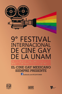 El 9º Festival Internacional de Cine Gay de la UNAM se ha mudado de cede y ya viene