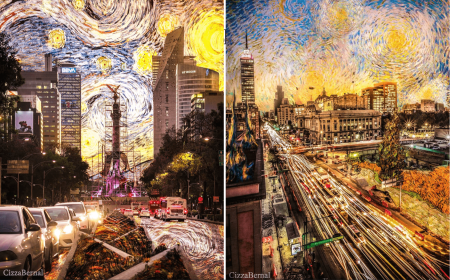 Ciudad de México impresionista, pinceladas a la Van Gogh sobre la capital