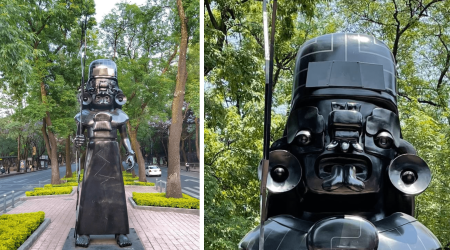 Cocijo en Reforma: ¿Reinvención de una divinidad zapoteca o Darth Vader?