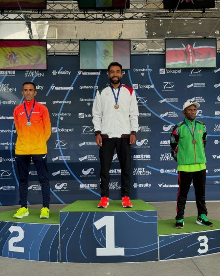 Juan Luis Barrios: campeón mundial en los 5 mil metros en Suecia