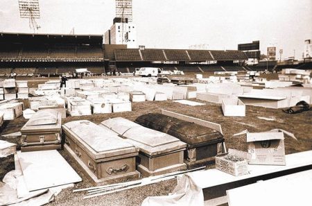 Parque Delta, estadio de béisbol y la inmensa morgue del terremoto de 1985