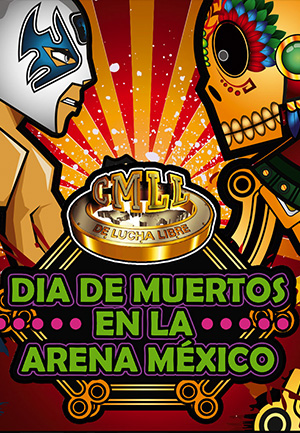 Lucha especial de Día de Muertos en la Arena México