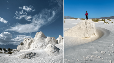 Las alucinantes Dunas de Yeso del desierto de Coahuila, las más extrañas del mundo