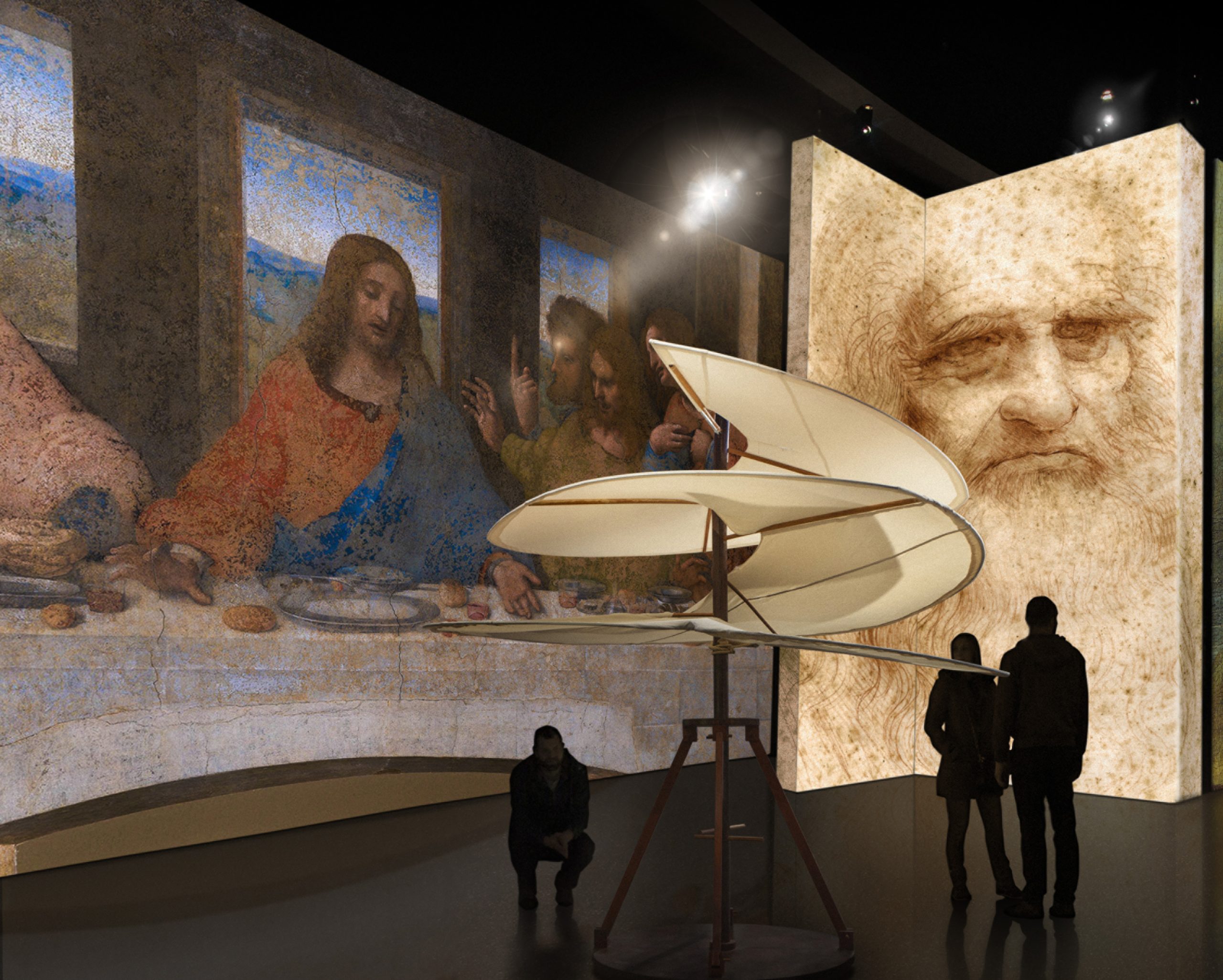 La alucinante Da Vinci Experience llegó a la Ciudad de México